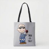 pinda's | Skeleton Charlie Brown Tote Bag (Voorkant)