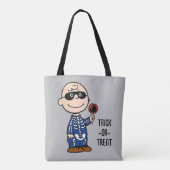 pinda's | Skeleton Charlie Brown Tote Bag (Achterkant)