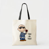 pinda's | Skeleton Charlie Brown Tote Bag (Voorkant)