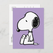 pinda's | Snoopie omlaag Briefkaart (Voorkant / Achterkant)