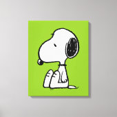 pinda's | Snoopie omlaag Canvas Afdruk (Voorkant)