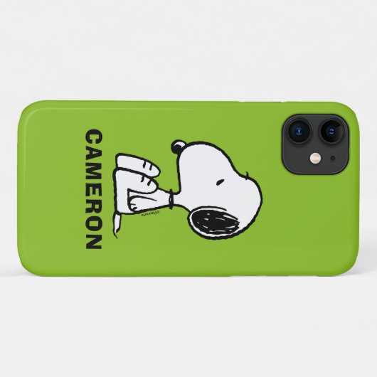 pinda's | Snoopie omlaag Case-Mate iPhone Case (Achterkant (horizontaal))