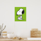 pinda's | Snoopie omlaag Poster (Keuken)