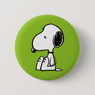 pinda's Snoopie omlaag Ronde Button 5,7 Cm