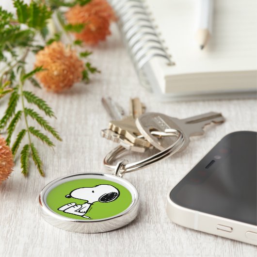 pinda's | Snoopie omlaag Sleutelhanger (Zijkant)