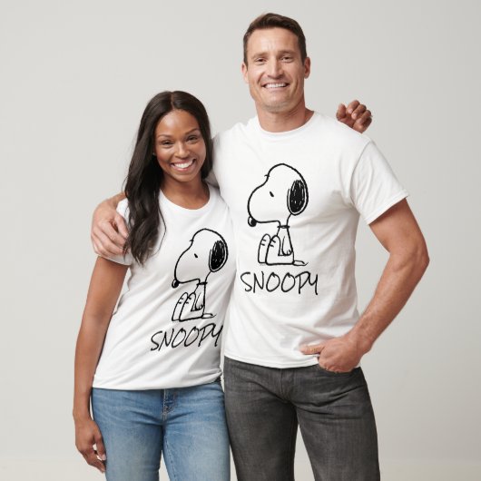 pinda's | Snoopie omlaag T-shirt (Unisex)