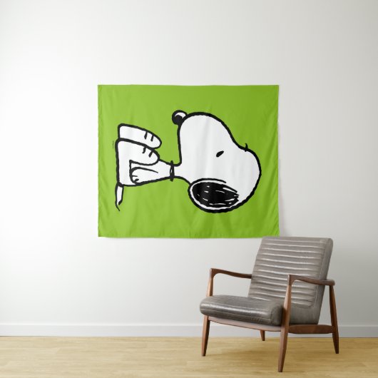 pinda's | Snoopie omlaag Wandkleed (In Situ (horizontaal))