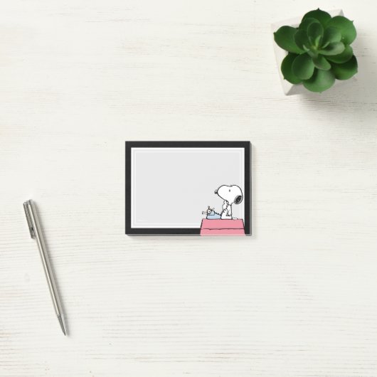 Pinda's | Snoopy aan de typemachine Post-it® Notes (Kantoor)