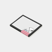 Pinda's | Snoopy aan de typemachine Post-it® Notes (Schuin)