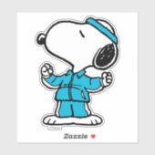 Pinda's Snoopy Actieve Workout Sticker (Vel)