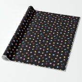 Pinda's Snoopy Afstudeerfeest Patroon Cadeaupapier (Uitgerold)