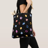 Pinda's Snoopy Afstudeerfeest Patroon Tote Bag (Dichtbij)