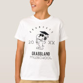 pinda's | Snoopy Afstuderen T-shirt (Voorkant)