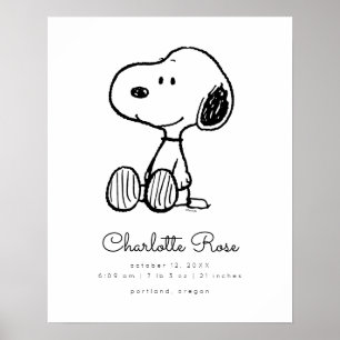 pinda's   Snoopy Baby Poster