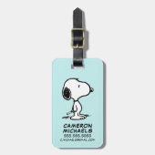 pinda's | Snoopy Bagagelabel (Voorkant verticaal)