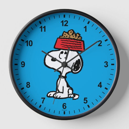 pinda's | Snoopy balanceert his Dog Dish (Voorkant)