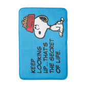 pinda's | Snoopy balanceert his Dog Dish Badmat (Voorkant Verticaal)