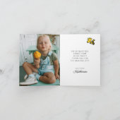 pinda's | Snoopy balanceert his Dog Dish Bedankkaart (Binnen)