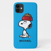 pinda's | Snoopy balanceert his Dog Dish Case-Mate iPhone Case (Achterkant)