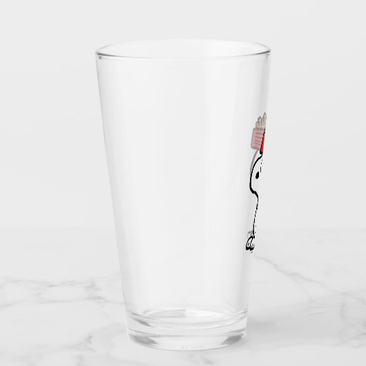 pinda's | Snoopy balanceert his Dog Dish Glas (Rechts)