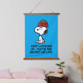 pinda's | Snoopy balanceert his Dog Dish Hangend Wandkleed (Slaapkamer)