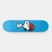 pinda's | Snoopy balanceert his Dog Dish Persoonlijk Skateboard (Horizontaal)