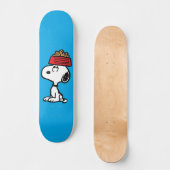 pinda's | Snoopy balanceert his Dog Dish Persoonlijk Skateboard (Voorkant)