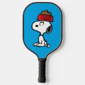 pinda's | Snoopy balanceert his Dog Dish Pickleball Paddle (Achterkant)