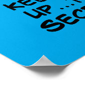 pinda's | Snoopy balanceert his Dog Dish Poster (Hoek)