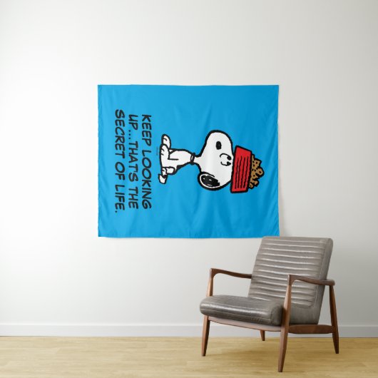 pinda's | Snoopy balanceert his Dog Dish Wandkleed (In Situ (horizontaal))