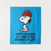 pinda's | Snoopy balanceert his Dog Dish Wandkleed (Voorkant)