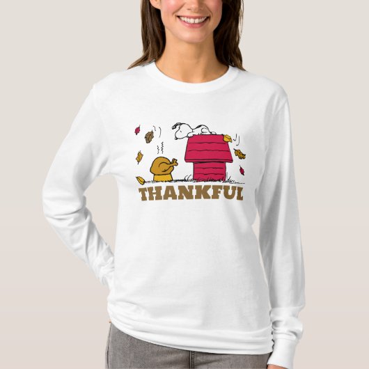 pinda's | Snoopy be Thanky T-shirt (Voorkant)