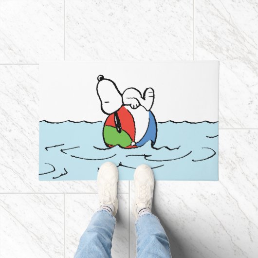 pinda's | Snoopy Beach Ball Beach Deurmat (Binnen)