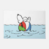 pinda's | Snoopy Beach Ball Beach Deurmat (Voorkant)