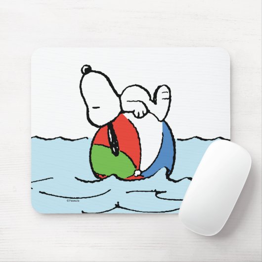 pinda's | Snoopy Beach Ball Beach Muismat (Met muis)