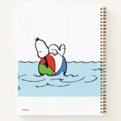 pinda's | Snoopy Beach Ball Beach Notitieboek (Achterkant)