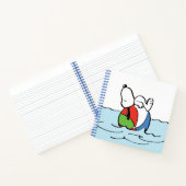pinda's | Snoopy Beach Ball Beach Notitieboek (Binnen)