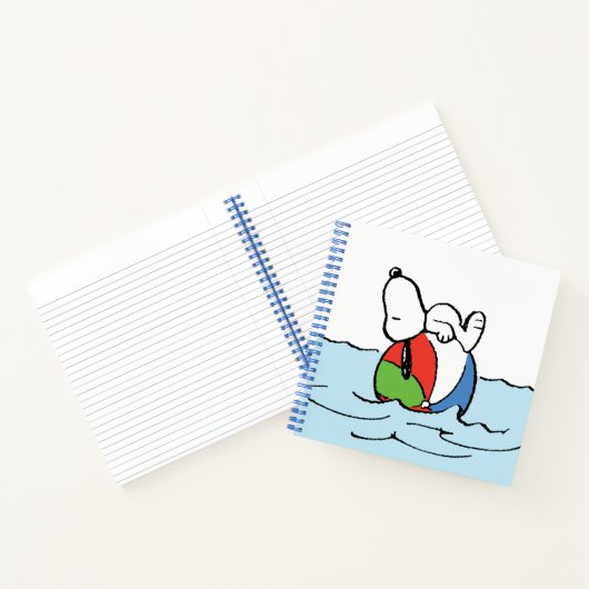 pinda's | Snoopy Beach Ball Beach Notitieboek (Binnen)