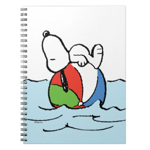 pinda's   Snoopy Beach Ball Beach Notitieboek