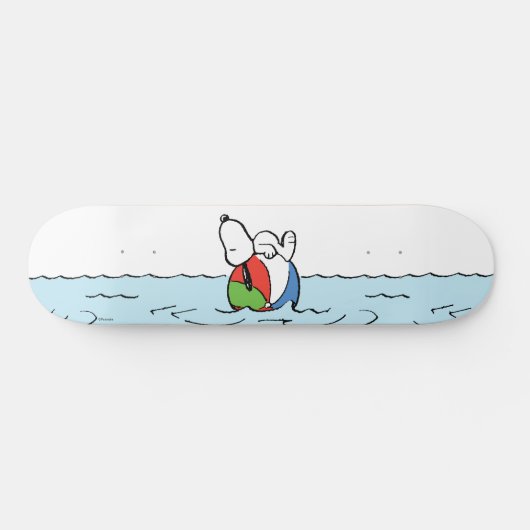 pinda's | Snoopy Beach Ball Beach Persoonlijk Skateboard (Horizontaal)
