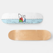 pinda's | Snoopy Beach Ball Beach Persoonlijk Skateboard (Horizontaal)