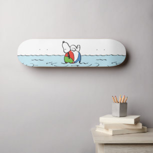 pinda's   Snoopy Beach Ball Beach Persoonlijk Skateboard