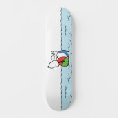 pinda's | Snoopy Beach Ball Beach Persoonlijk Skateboard (Voorkant)