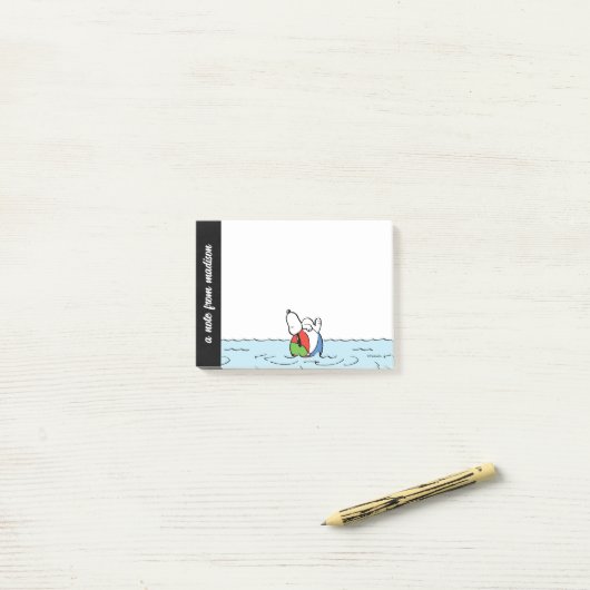 pinda's | Snoopy Beach Ball Beach Post-it® Notes (Op bureau)
