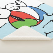 pinda's | Snoopy Beach Ball Beach Sherpa Deken (3/4)