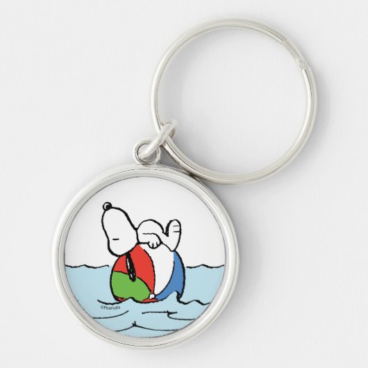 pinda's | Snoopy Beach Ball Beach Sleutelhanger (Voorkant)