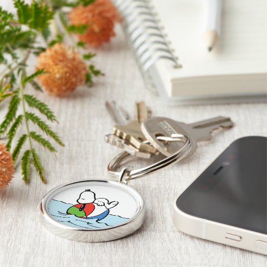 pinda's | Snoopy Beach Ball Beach Sleutelhanger (Zijkant)