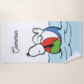 pinda's | Snoopy Beach Ball Beach Strandlaken (Voorkant)