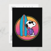pinda's | Snoopy Beach Beagle Briefkaart (Voorkant / Achterkant)