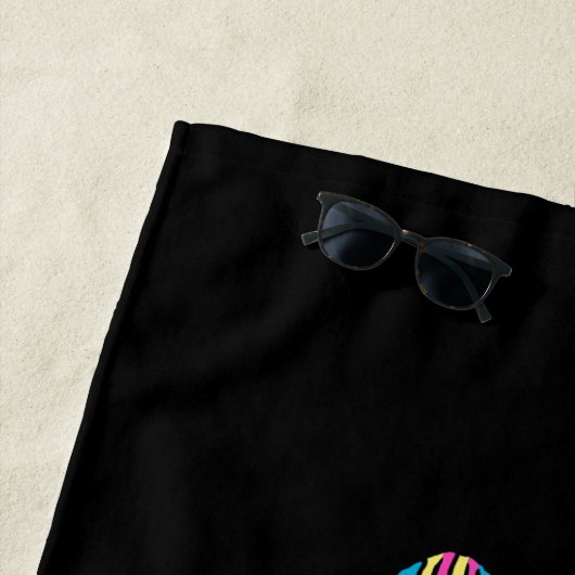 pinda's | Snoopy Beach Beagle | Jouw namen toevoeg Strandlaken (In situ)